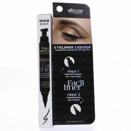 MISS COP Facil liner - Eyeliner liquide noir