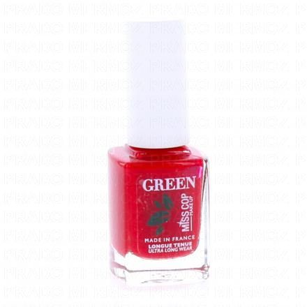 MISS COP Vernis Green Bio sourcé (rouge profond)