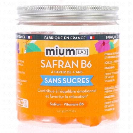 MIUM LAB Gummies Safran B6 Equilibre Emotionnel x42