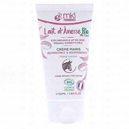 MKL Cr&egrave;me main au lait d'&acirc;nesse bio 50ml