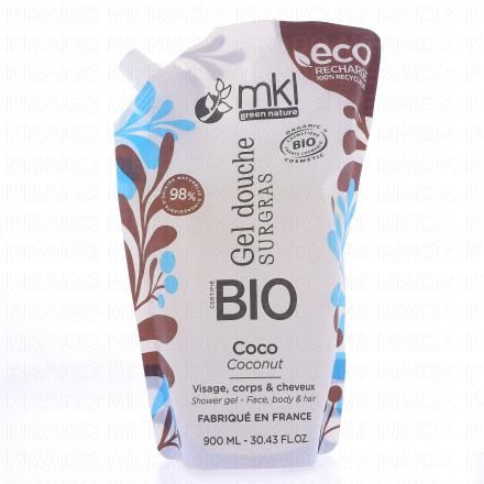MKL Gel douche Surgras Coco Bio (eco-recharge 900ml)