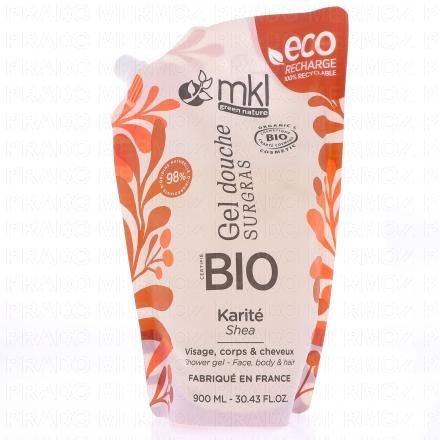 MKL Gel douche Surgras Karité Bio (eco-recharge 900ml)