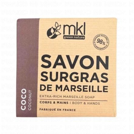 MKL Savon De Marseille Solide Surgras Huile De Coco 100g