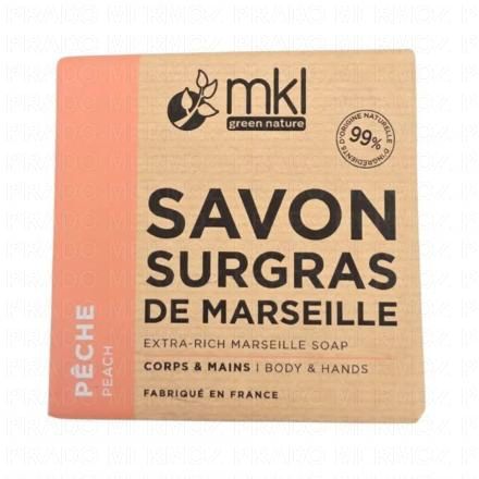 MKL Savon De Marseille Solide Surgras P&ecirc;che 100g