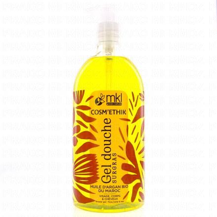 MKL Cosm'Ethik Gel douche Surgras &agrave; l'huile d'Argan du Maroc 1L