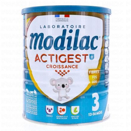 MODILAC Actigest Lait de Croissance 3&egrave;me &acirc;ge 800g