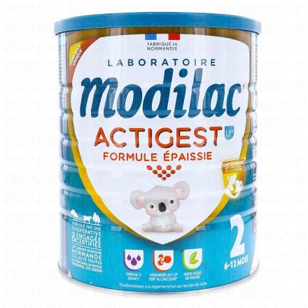 MODILAC Actigest Lf+ Lait de suite 2&egrave;me &acirc;ge 800g