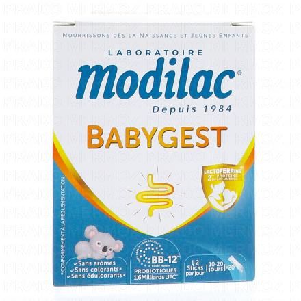 MODILAC Babygest x20 sticks