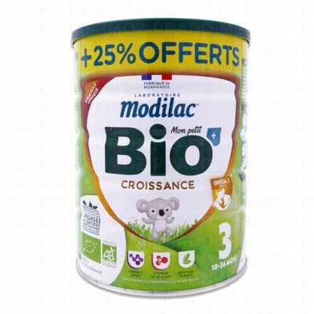 MODILAC Mon petit Bio Lf+ Lait de Croissance 3ème âge (1kg)