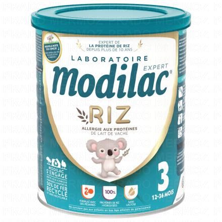 MODILAC Riz Lait de Croissance 3&egrave;me &acirc;ge 800g