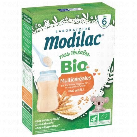 MODILAC Mes c&eacute;r&eacute;ales Bio multic&eacute;r&eacute;ales 250g
