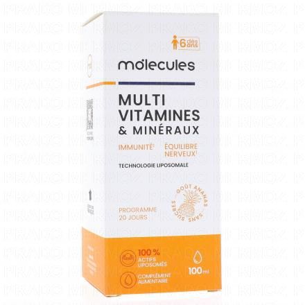 MOLECULES Multi Vitamines & Min&eacute;raux 100ml