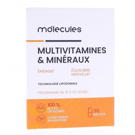 MOLECULES Multivitamines & Min&eacute;raux 30 g&eacute;lules
