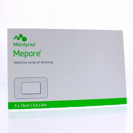 MOLNLYCKE Mepore Pansement post-op&eacute;ratoire adh&eacute;sif x10 (9x15cm)