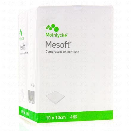 MOLNLYCKE Mesoft compresses en non tissé x100 (10 cm x 10cm)