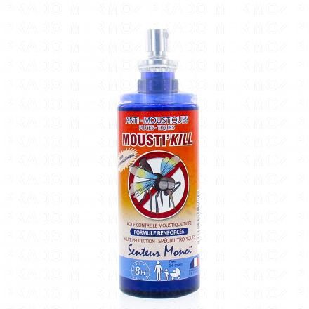 MOUSTI'KILL Anti-moustiques, puces et tiques renforc&eacute;e senteur mono&iuml; 100ml