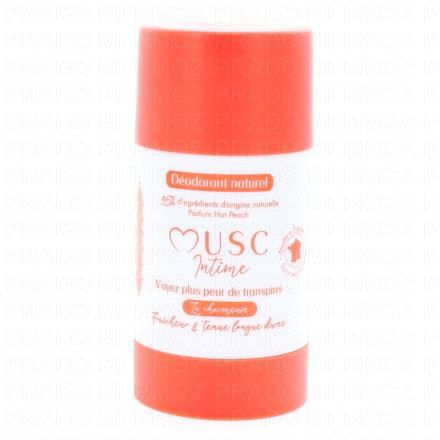 MUSC INTIME La Charmeuse - D&eacute;odorant naturel Hot Peach 50g