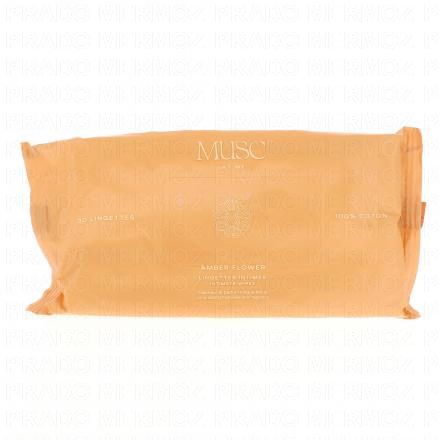 MUSC INTIME La Pr&eacute;cieuse - Lingettes intimes amber flower x30
