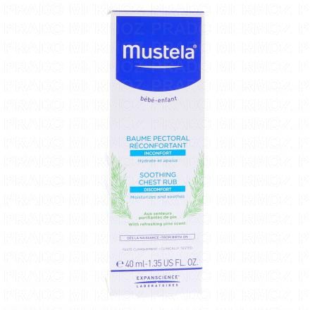 MUSTELA Baume Pectoral Réconfortant 40ml