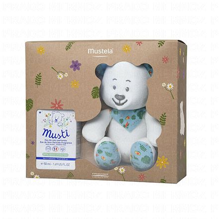 MUSTELA Coffret Eau de soin parfum&eacute;e 50ml + une peluche ours