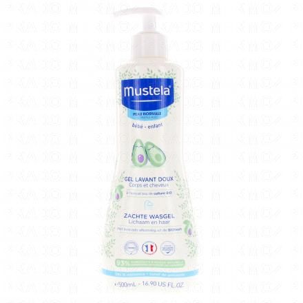 MUSTELA B&eacute;b&eacute; Peau normale - Gel lavant doux (flacon pompe 500ml)