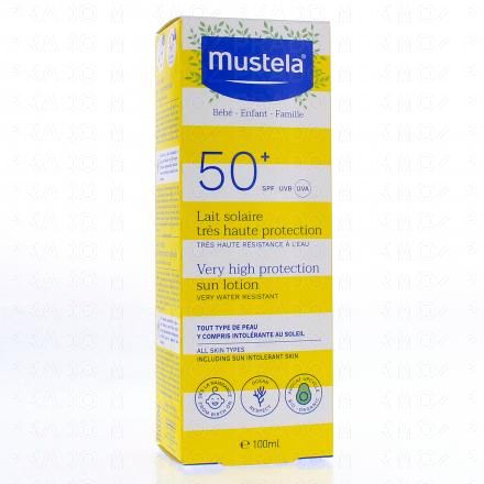 MUSTELA Lait solaire tr&egrave;s haute protection (100ml)
