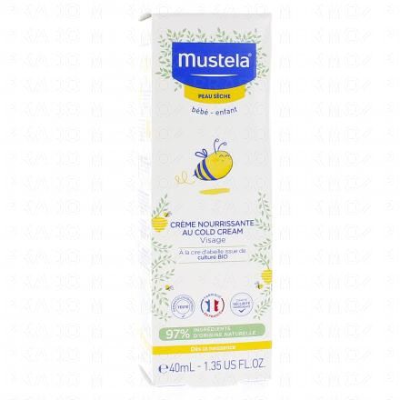 MUSTELA Cr&egrave;me nourrissante Cold cream Tube 40ml