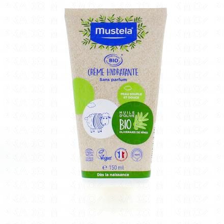 MUSTELA cr&egrave;me hydratante bio sans parfum tube 150ml