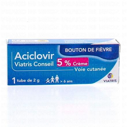 ACICLOVIR 5% crème Mylan tube 2g