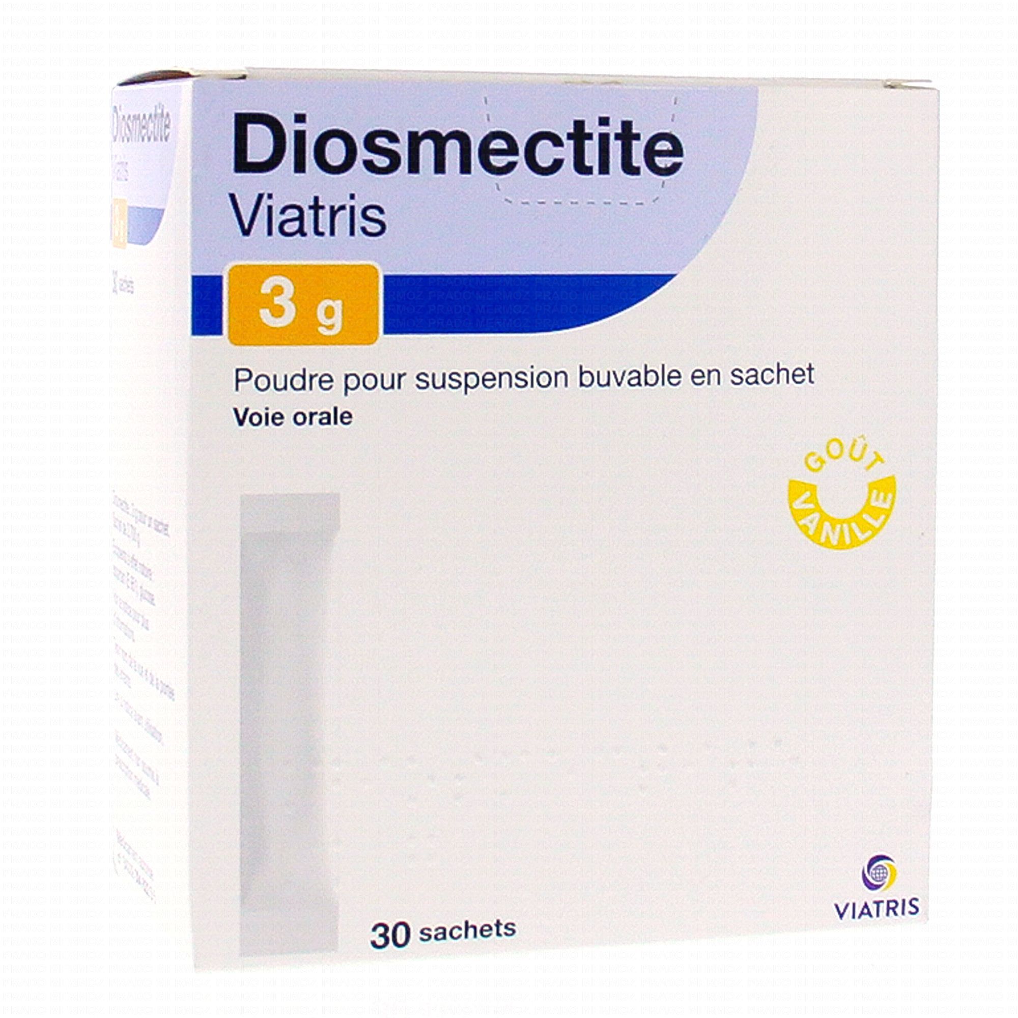 MYLAN Diosmectite Solution buvable x30 sachets Médicament conseil Pharmacie Prado Mermoz