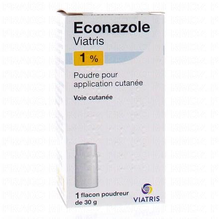 ECONAZOLE poudre cutanée Mylan 1% 30g