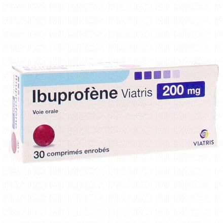 IBUPROFENE 200mg x30 comprimés VIATRIS