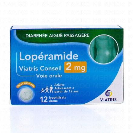LOPERAMIDE 2 mg lyophilisat oral