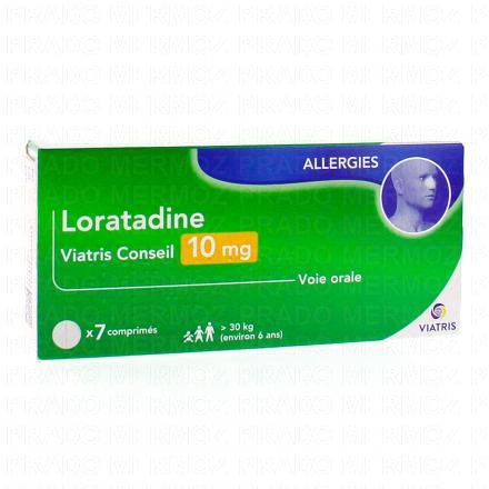 LORATADINE 10mg Mylan x7comprimés