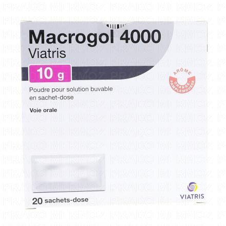 MACROGOL 4000 Mylan poudre 10gr