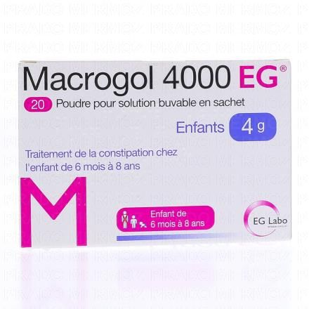 MACROGOL 4000EG 4g x20 sachets buvables