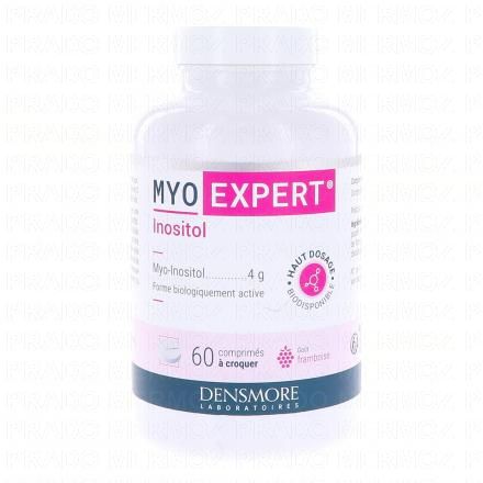 DENSMORE Myo Expert - Inositol Go&ucirc;t Framboise x60 Comprim&eacute;s &agrave; Croquer
