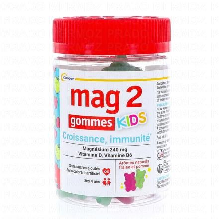 Mag2 Kids Croissance Immunit&eacute; 30 Gommes