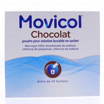 MOVICOL Chocolat poudre pour solution buvable 20 sachets