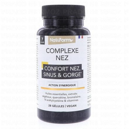 NAT&FORM Complexe Nez Sinus & Gorge x28 g&eacute;lules