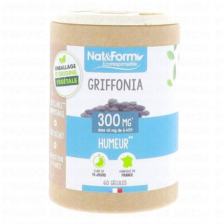 NAT & FORM Ecoresponsable - Griffonia humeur x60 g&eacute;lules