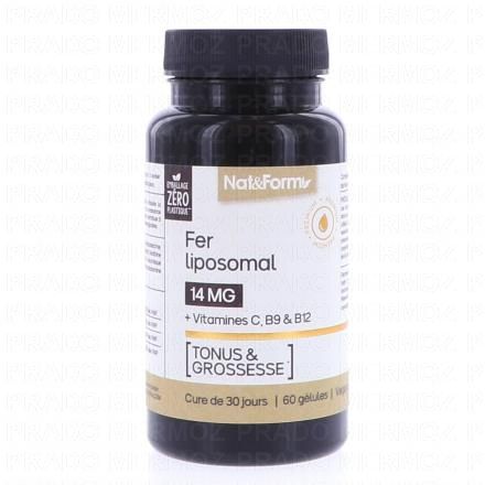 NAT & FORM Fer liposomal x60 g&eacute;lules