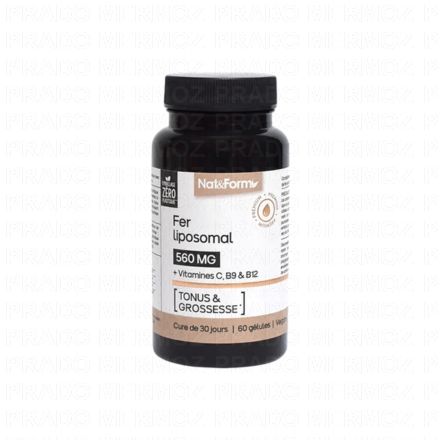 NAT & FORM Fer liposomal x60 g&eacute;lules