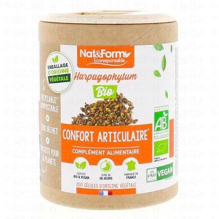 NAT & FORM Ecoresponsable - Harpagophytum Bio 200 g&eacute;lules