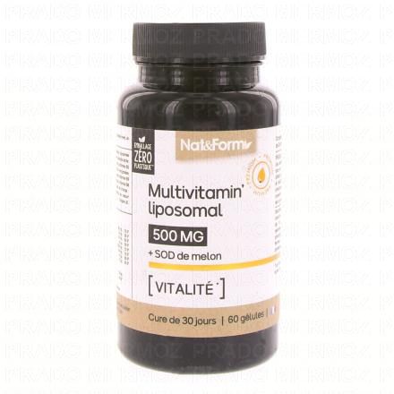 NAT & FORM Multivitamin liposomal x60 g&eacute;lules
