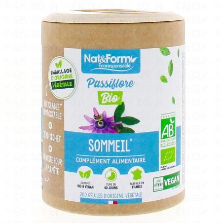 NAT & FORM Ecoresponsable - Passiflore Bio 200 g&eacute;lules