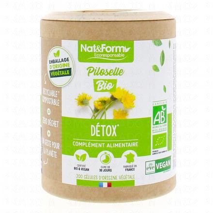NAT & FORM Ecoresponsable - Piloselle Bio 200 g&eacute;lules