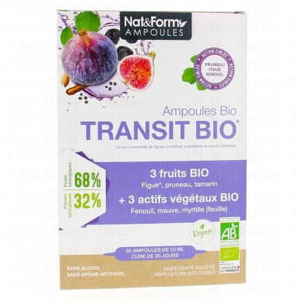 NAT & FORM Ampoules - Transit Bio 20 ampoules