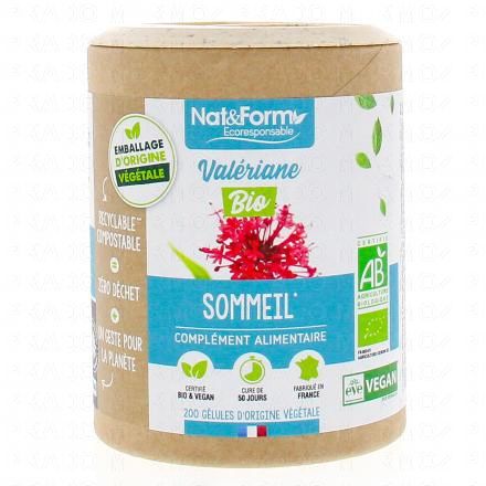 NAT & FORM Ecoresponsable - Val&eacute;riane bio 200 g&eacute;lules