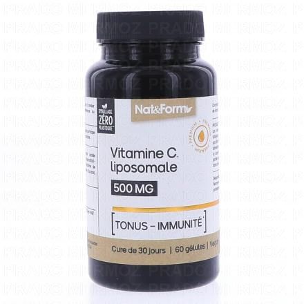 NAT & FORM Vitamines et min&eacute;raux - Vitamine C Liposomale 60 g&eacute;lules